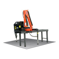 Hochleistungs-Hydraulik-Minikran mit Getriebemotor 1 Tonne Hubkapazität zum Verkauf