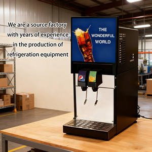 Distributeur <span class=keywords><strong>de</strong></span> boissons gazeuses commercial Post Mix, machine à fontaine à soda, 2 saveurs pour les magasins <span class=keywords><strong>de</strong></span> bubble tea, construction durable, fontaine à cola - Product Image 2