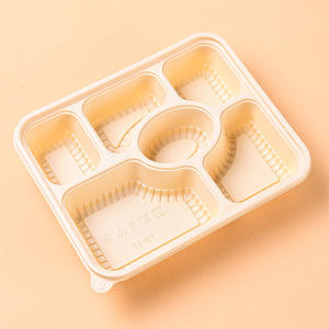 Boîte à lunch compartimentée pour enfants avec surface douce au toucher et coins arrondis pour l'école - Product Image 3