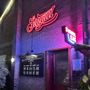 Tùy chỉnh kim loại thư Neon dấu hiệu LED ánh sáng-Phát ra cửa hàng biển hiệu cổ điển mỹ phong cách thanh ánh sáng hộp cho công ty - Product Image 5