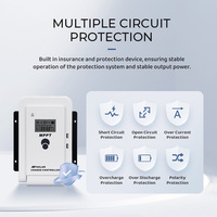 Contrôleur de charge solaire MPPT Kungf Solar 10A-40A série MPQ 12/24V AUTO, entrée PV maximale 60V--100V