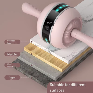 Ruota Addominale in Plastica per Allenamento Fitness, Bodybuilding e Potenziamento Muscolare con Display Tempo/Calorie, Attrezzatura da Palestra - Product Image 4