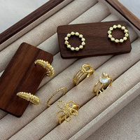 Boucles d'oreilles à la mode de style français simples pour femmes Nouveau design de cercle de mode avec de haute qualité pour les mariages