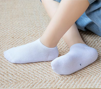 Chaussettes d'été fines, sportives, respirantes, 100% coton, séchage rapide