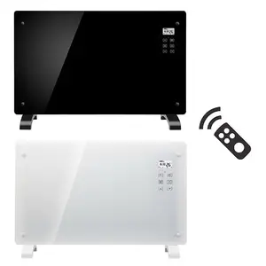 Çin fabrika 2000W LCD ekran serbest duran kavisli uzak kızılötesi elektrikli panel ısıtıcı kızılötesi ısıtma