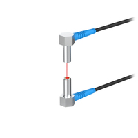 Tête de capteur à fibre optique Chanko haute flexibilité, à montage par vis, à traversée de faisceau, fibres laser, têtes optiques, sortie NPN PNP, protection IP65