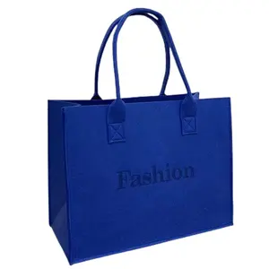 Venta caliente <span class=keywords><strong>de</strong></span> alta calidad colorido hombro compras bolsa <span class=keywords><strong>de</strong></span> <span class=keywords><strong>fieltro</strong></span> <span class=keywords><strong>con</strong></span> logotipo personalizado - Product Image 5