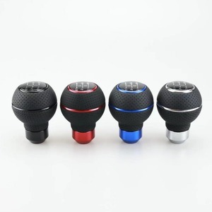 หัวเกียร์หนัง 5 6 สปีด อุปกรณ์ตกแต่งรถยนต์ตามหลักสรีรศาสตร์ - Product Image 1