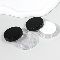 10g vide rond Transparent petit pot pour cosmétique Blush emballage poudre libre conteneur Gel baume à lèvres Eye Liner Gel conteneur