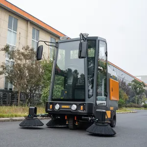 Chancee U190C Machine de nettoyage de route de rue de balayeuse industrielle électrique