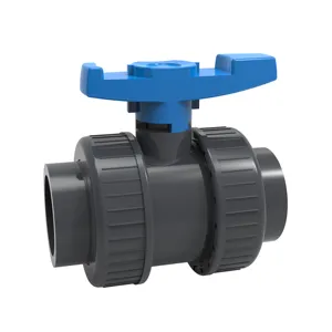Professional Made In China Suppliers Low Price Professional High Quality PLastic UPVC CPVC True Double Union Ball Valve