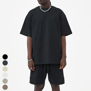 เสื้อยืดกีฬาคอกลมสีพื้นเสื้อแห้งเร็วสำหรับไปยิมฟิตเนสเสื้อยืดสีพื้นขนาดใหญ่ออกแบบได้ตามที่ต้องการ - Product Image 2