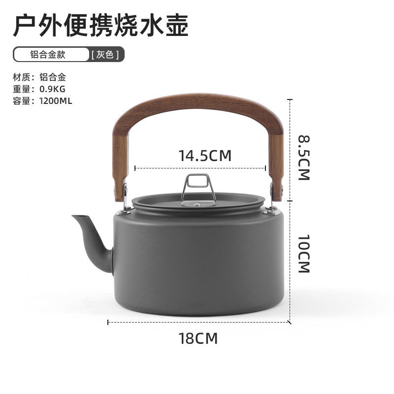 กาต้มน้ำแบบติดตามสายน้ำ - 1.2 ลิตร - สีเทา