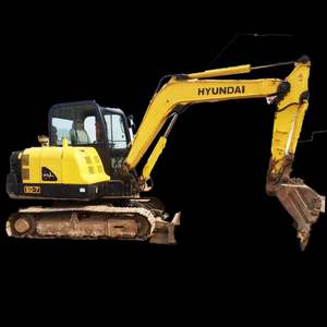 Excavadora Hidráulica Hyundai 60-7 de 6 Toneladas de Segunda Mano con Motor, Caja de Cambios y Acoplador Rápido, Maquinaria de Construcción - Product Image 1