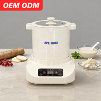 Máquina de Fufu de Gran Capacidad 10L 12L, Trituradora Eléctrica Comercial de Alta Potencia para Ñame y Carne, Rebanadora de Uso Rudo