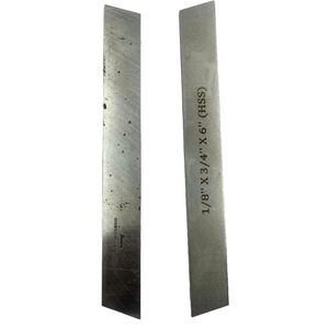 Juego de 2 Cuchillas Trapezoidales Compactas de Acero ASSORTS de 1/8\" x 3/4\" de Ancho y 6\" de Largo para Fresado, Acabado de Superficies, Garantía de 1.5 Años - Product Image 5