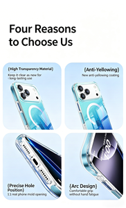 Funda Magnética Personalizada con Degradado de Purpurina para <span class=keywords><strong>iPhone</strong></span> 16 17 Pro/Pro Max, Antigolpes, Antiamarilleo, con Tecnología IMD - Product Image 6