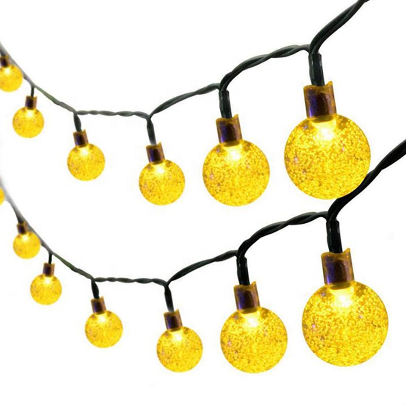 30 Led Ball  Ring Light Solar Lamp Power Led String Fairy Lights Solar Garlands Garden Christmas Decor For Outdoor
