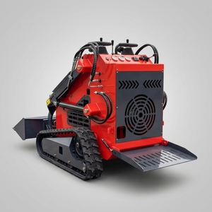 Mini-chargeuse compacte sur chenilles 25 CV, 360 kg - 380 kg, à haut débit hydraulique, pour jardin et ferme, certifiée CE EPA, vente directe usine - Product Image 4