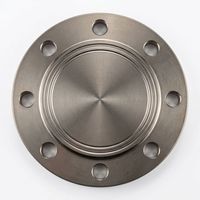 Flens Buta Ringan Berkekuatan Tinggi CNC Tempa Titanium Gr2 Tahan Tekanan Tinggi, Pesanan Khusus Langsung dari Pabrik untuk Industri