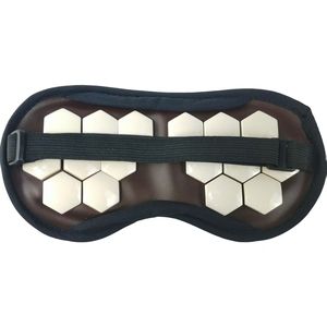 Jade Tourmaline Masque <span class=keywords><strong>pour</strong></span> <span class=keywords><strong>les</strong></span> <span class=keywords><strong>yeux</strong></span> FIR Chauffage Thérapie magnétique <span class=keywords><strong>Bandeau</strong></span> élastique réglable Commande manuelle-filaire <span class=keywords><strong>pour</strong></span> la relaxation des <span class=keywords><strong>yeux</strong></span> du sommeil - Product Image 1