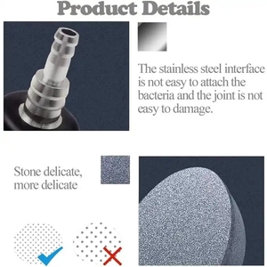 6/8/10/15/20cm 어항 버블 대형 빵 공기 돌 수족관 공기 펌프 - Product Image 6