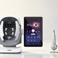 Analyseur de peau 3D AI professionnel S3 à triple caméra, machine d'analyse de la peau et des cheveux avec 5 modes d'analyse cutanée pour salon