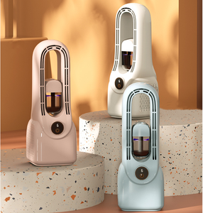 OWNSWING Ventilateur de bureau électrique portable sans lame Ventilateur de refroidissement de l'air Humidificateur de pulvérisation d'eau Ventilateur de bureau - Product Image 1