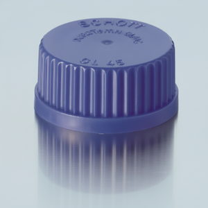 Botella de Laboratorio de Vidrio Borosilicato GL 45 LB525 con Patrón Cuadrado y Tapa de HDPE - Product Image 1