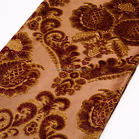 Tissu en velours imprimé Micro gaufré, tissu italien doux et flottant pour canapé, tapisserie