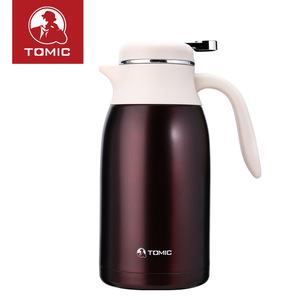 Termo de Acero Inoxidable Tomic Vacuum de 2L, Gran Capacidad, para Café, con Aislamiento para Agua Caliente - Product Image 5
