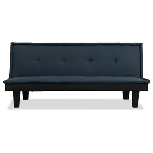 Tecido moderno futon sofá-cama sala mobiliário conversível dobrável sofá-cama cama cama