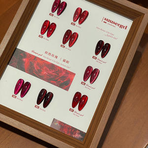 热卖红猫眼凝胶指甲油火红红宝石玫瑰紫外线凝胶 - Product Image 2