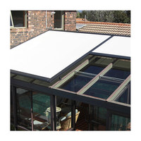 Toldo retráctil de tela impermeable motorizada para exteriores, persiana inteligente con Sensor Bluetooth para dormitorio y sala de estar