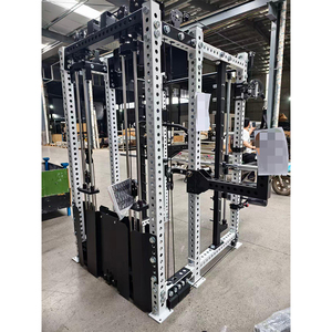 Rack de musculation commercial tout-en-un à 6 stations pour entraînement complet en salle de sport, squats et exercices de puissance - Product Image 6