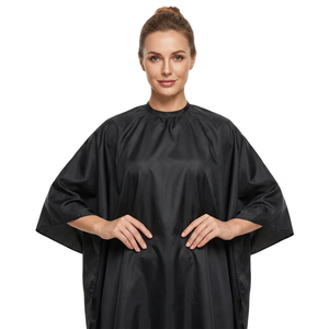 Cape de coiffure imperméable en nylon TSV, confortable, pour hommes, femmes et enfants, écologique, durable, résistante aux taches - Product Image 5