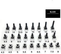 Micro interrupteur tactile, pièces, 6*6