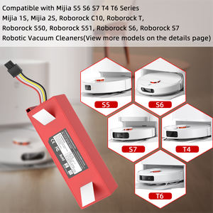 MYiYAE 4s2p 14.8v 6500mah Robot Aspirateur Batterie De Remplacement Pour <span class=keywords><strong>Xiaomi</strong></span> 1s 2s Roborock S55 <span class=keywords><strong>S60</strong></span> S65 S50 S5 Max S6 Pièces - Product Image 3