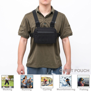 Waterproof Outdoor Sports Utility Tactical Chest Vest Conceal Pouch <b>Holster</b> Sports Men Chest Bag - Product Image 3