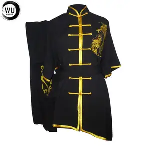 Hot koop goede kwaliteit populaire satin kung fu uniform voor groothandel