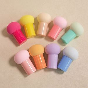 Petite éponge de maquillage douce en forme de champignon, colorée, pour usage sec et humide, applicateur de poudre coussin d'air en forme d'œuf de courge - Product Image 3