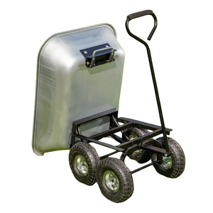 JingCheng Heavy Duty 350kg Garden Transporter avec poignée rotative à 180 degrés <span class=keywords><strong>100L</strong></span> Capacité d'eau <span class=keywords><strong>Brouette</strong></span> pour la construction - Product Image 6