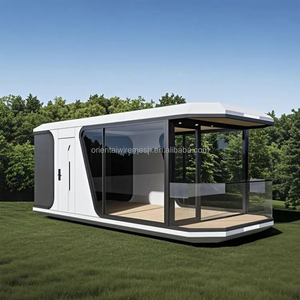 Casa Contenedor Desmontable de 20 pies/40 pies con Diseño de Cápsula Espacial Cuadrada de Orientai Flourish Group |   Diseño Chino de Aluminio Ecológico - Product Image 2