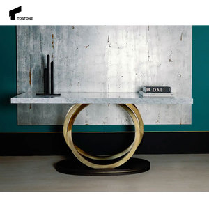 Tostone Interiors Furniture Natural Arabescato Mármol <span class=keywords><strong>blanco</strong></span> <span class=keywords><strong>Entrada</strong></span> Consola Mesa para <span class=keywords><strong>entrada</strong></span> Sala de estar Hogar Villa Decoración - Product Image 5