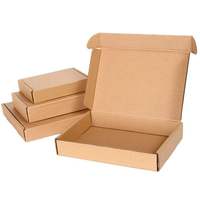 Boîtes d'emballage alimentaire pliables durables et personnalisées, boîtes à biscuits en kraft ondulé recyclables avec logo personnalisé imprimé pour les marques de boulangerie