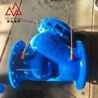 Vannes de régulation manuelles à diaphragme en fonte ductile PN16 pour système de circulation et de distribution d'eau industrielle