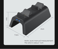 Station de charge rapide DualSense pour PS5 Type-C Interface Dock pour charge rapide Accessoires de jeu Contrôleur