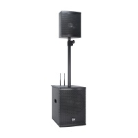 Pied réglable pour haut-parleur coaxial 6,5 pouces et subwoofer 12 pouces pour DJ de mariage et spectacles