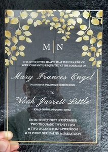 กระจกสีเงินออกแบบได้ตามต้องการสำหรับงานแต่งงาน<span class=keywords><strong>การ์ด</strong></span>กระจกสีทอง - Product Image 5