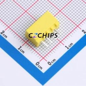 WAFER-HA2.54-4PZZ-H62 Wire-to-Board Pin Header Through hole Component (THT),P=2.54mm Connector 1x4P 2.5mm Through Hole XHB - Product Image 2